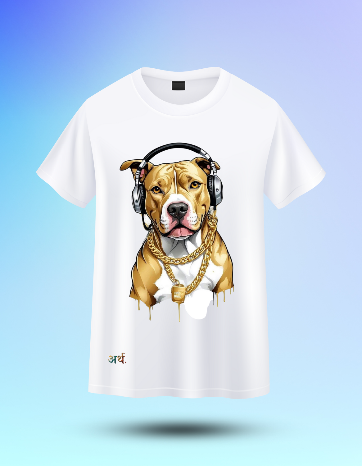 Artha Premium Cotton T-Shirt Regular - Music Dog
