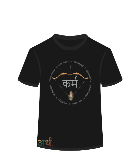 Artha Premium Cotton T-Shirt Regular - Karma Shloka