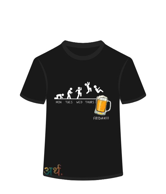 Artha Premium Cotton T-Shirt Regular - Mon to Fri