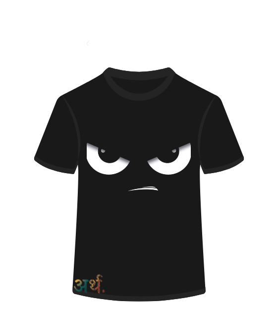 Artha Premium Cotton T-Shirt Regular - Scary eyes