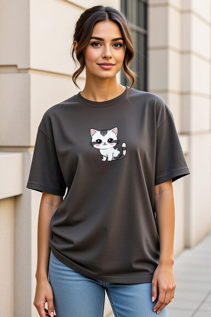 Cat Women Classic Crew T-Shirt