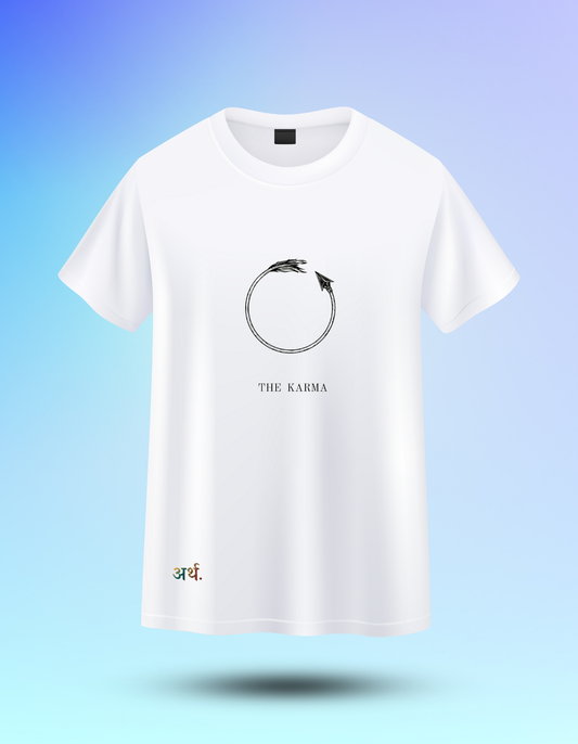 Artha Premium Cotton T-Shirt Regular - Karma Round