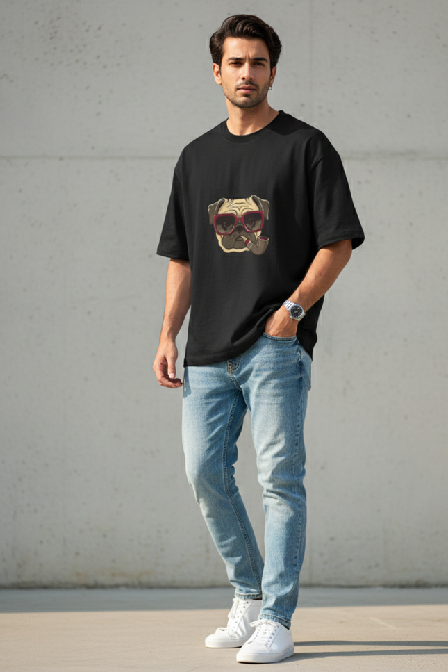 Cigar Dog Oversized Standard T-Shirt