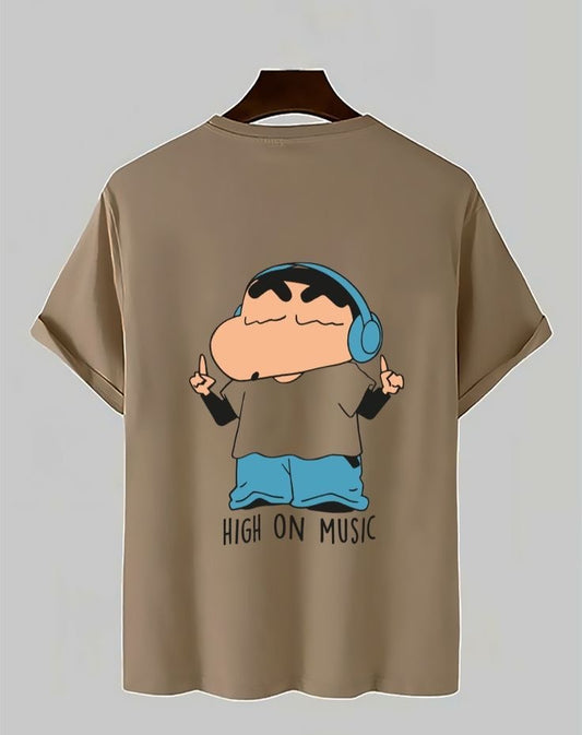 Artha Premium Cotton T-Shirt Regular - Music Shinchan
