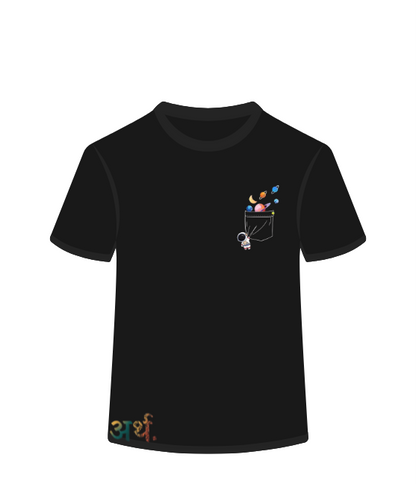 Artha Premium Cotton T-Shirt Regular - Space Planets