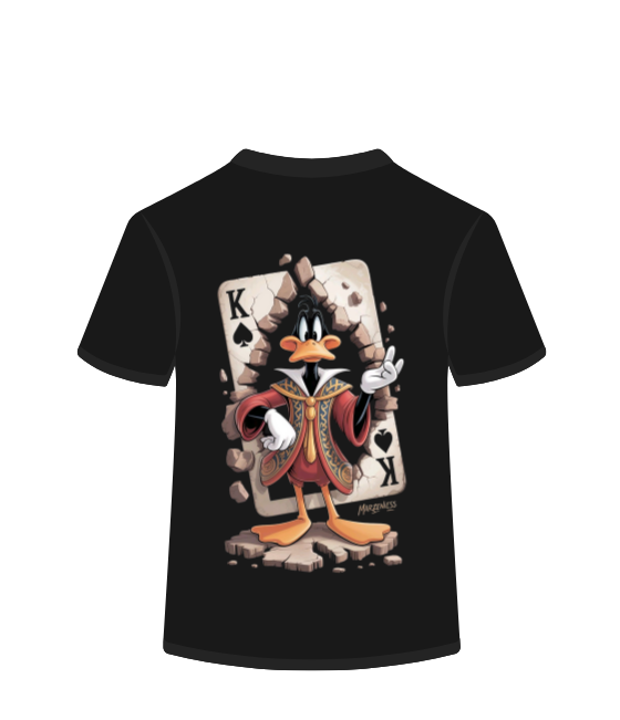 Artha Premium Cotton T-Shirt Regular - King of Spade Bunny