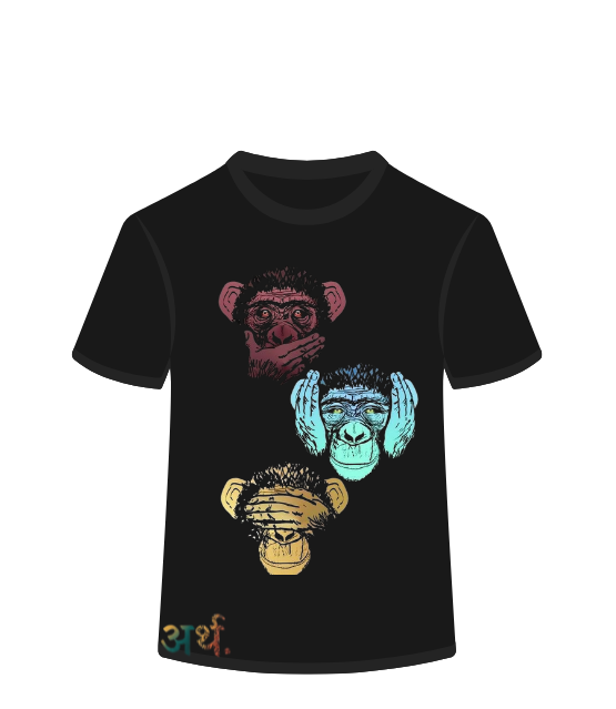 Artha Premium Cotton T-Shirt Regular - Monkey