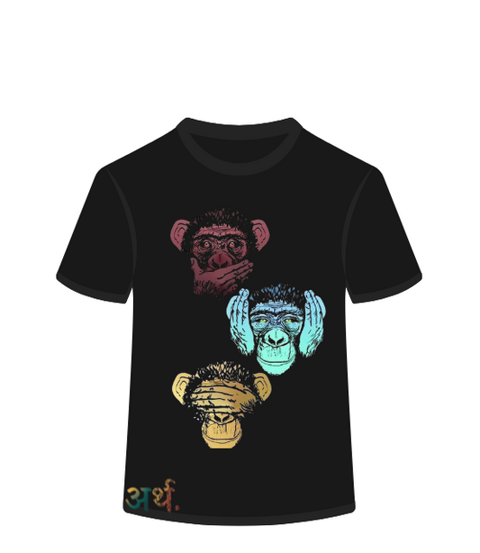 Artha Premium Cotton T-Shirt Regular - Monkey