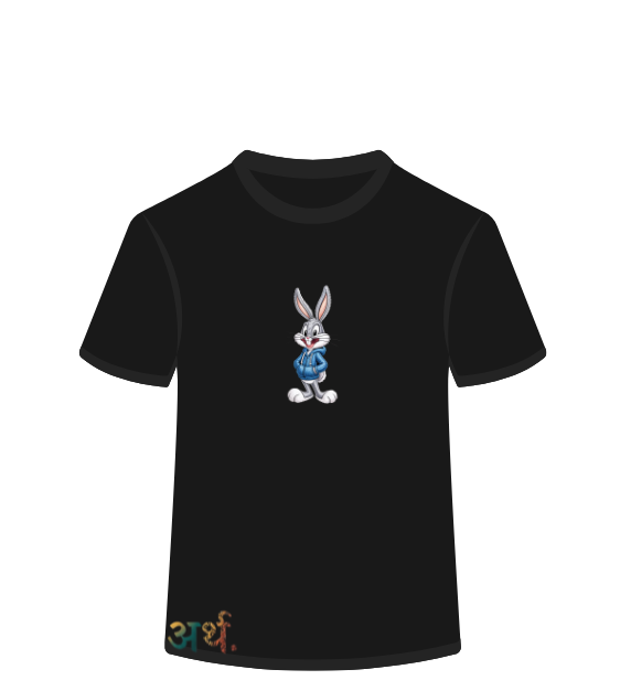 Artha Premium Cotton T-Shirt Regular - Bunny Smiling